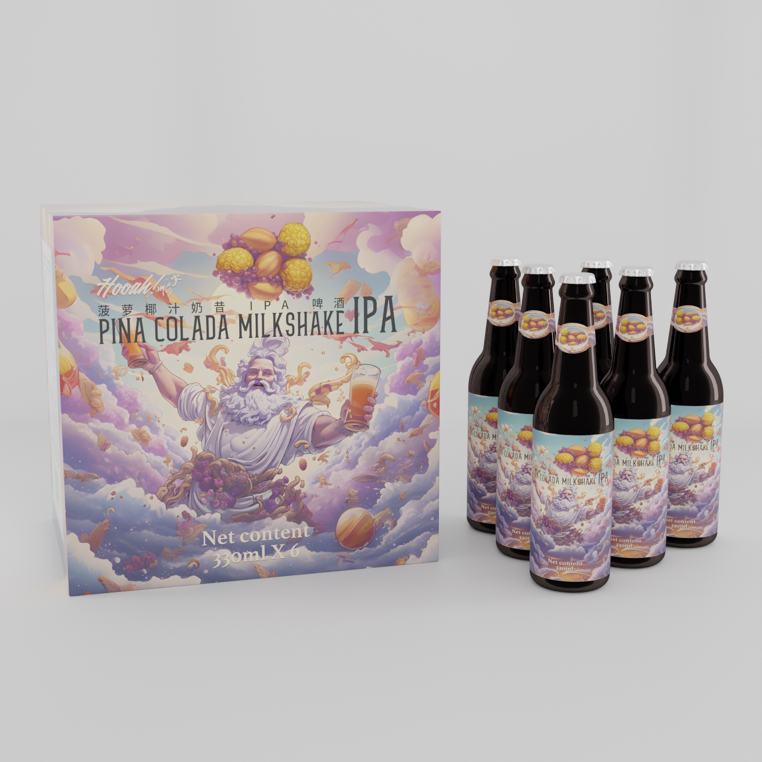 Hooah® 菠萝椰汁奶昔 IPA